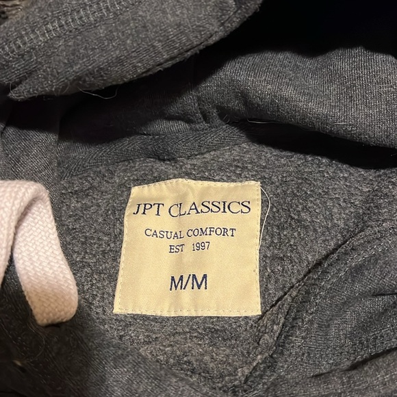 Mens Medium George Brown tackle twill embroidered hoodie - Picture 3 of 5